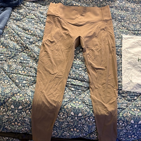 HALARA Beige/tan Leggings, butt lifting tummy control sculpting size XL (16) - Picture 6 of 7